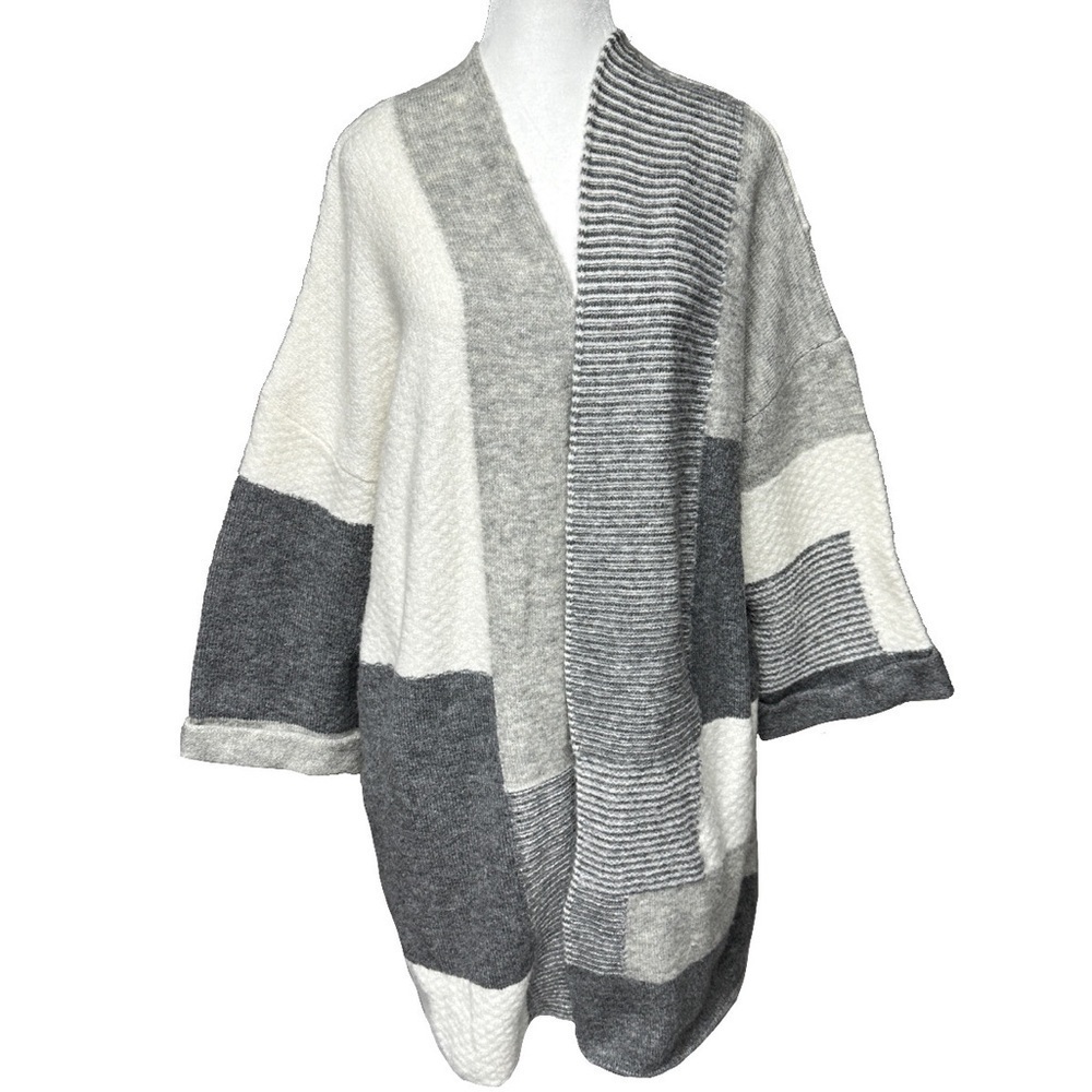 Topshop Patchwork Colorblock Oversized Grandpa Lo… - image 3